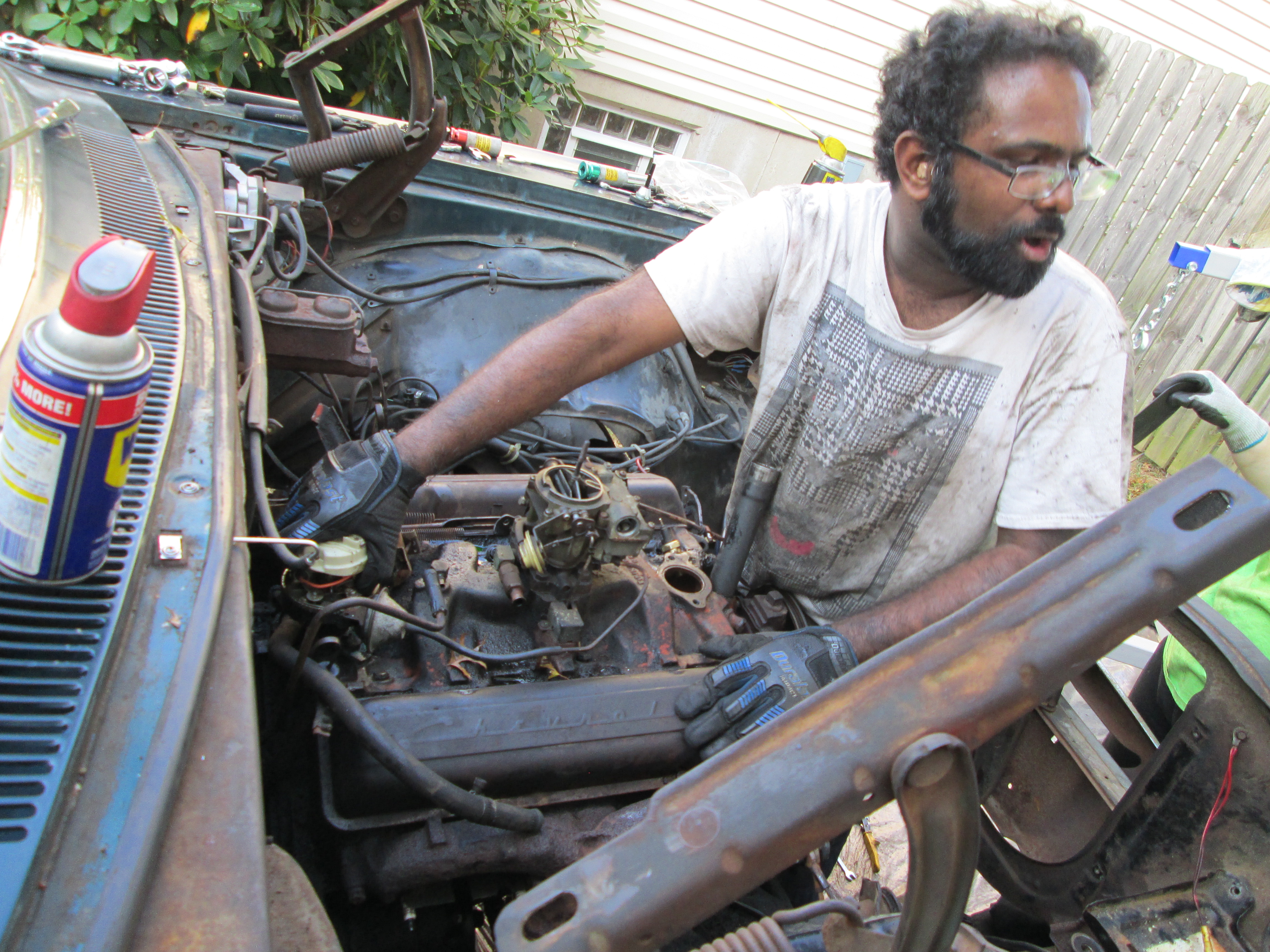 Stephen works on the Carb